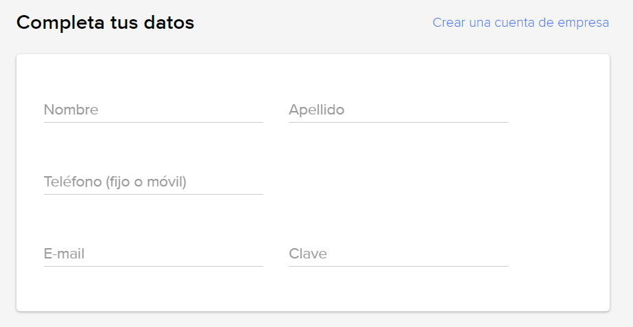 Completar datos en Mercado Libre
