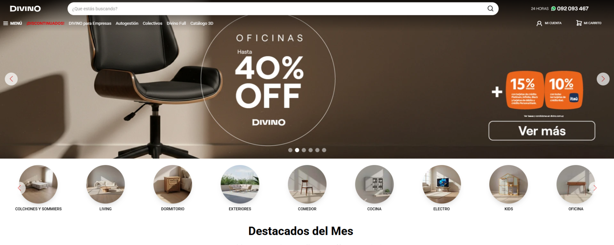 Dónde Comprar Sillones en Uruguay, Divino