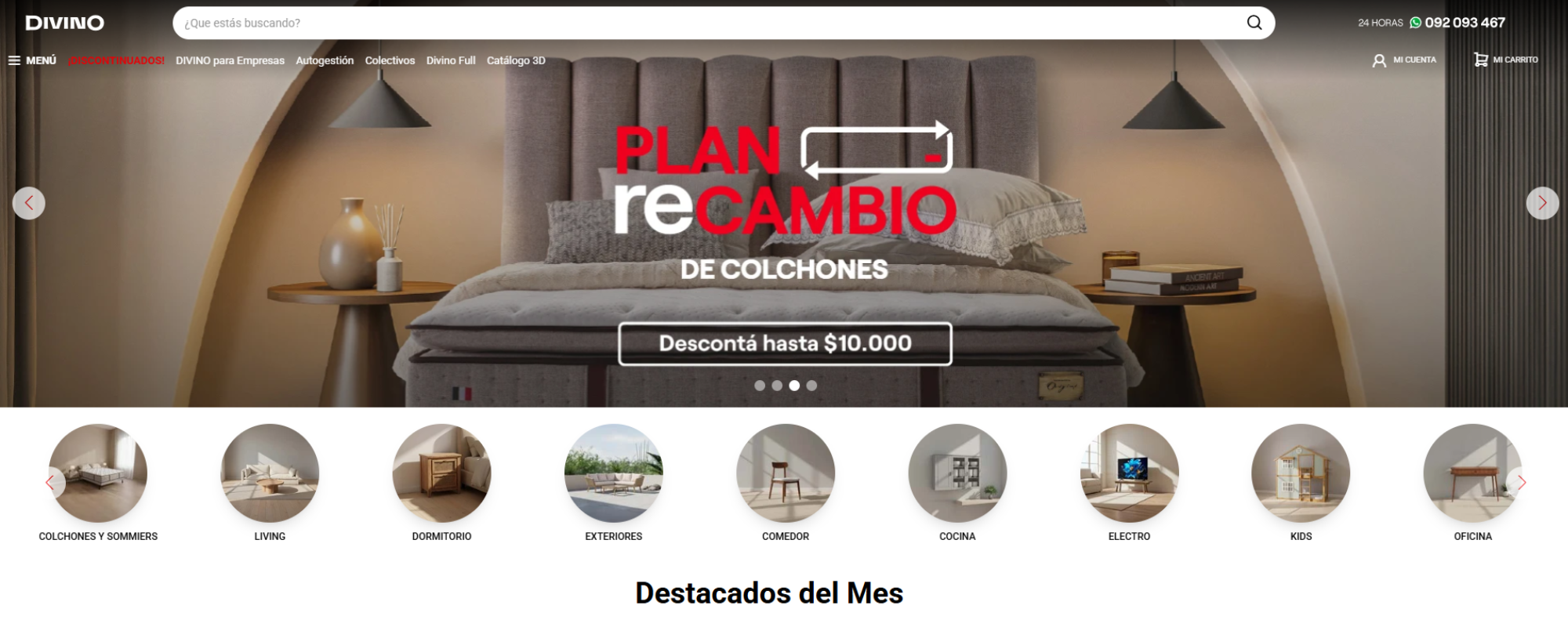 Dónde comprar aparadores en Uruguay, Divino