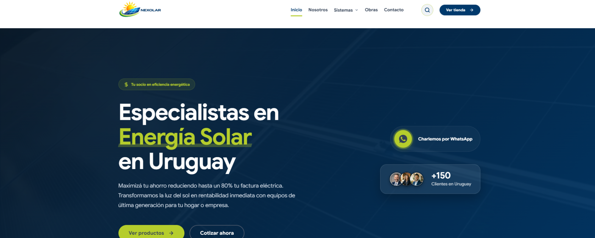 Donde comprar Paneles Solares en Uruguay, Nexolar