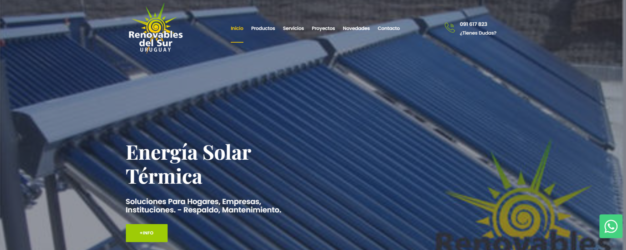 Donde comprar Paneles Solares en Uruguay, Renovables del Sur